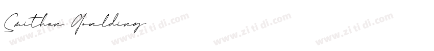 Smithen Goulding字体转换